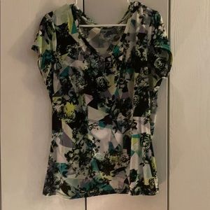 Worthington Short Sleeve Blouse
